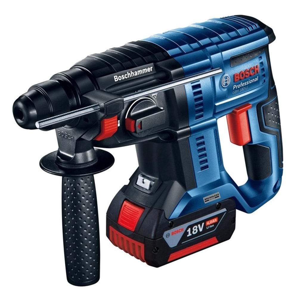 Bosch GBH 180 Lİ Akülü Kırıcı Delici Matkap 18V 2x4,0Ah