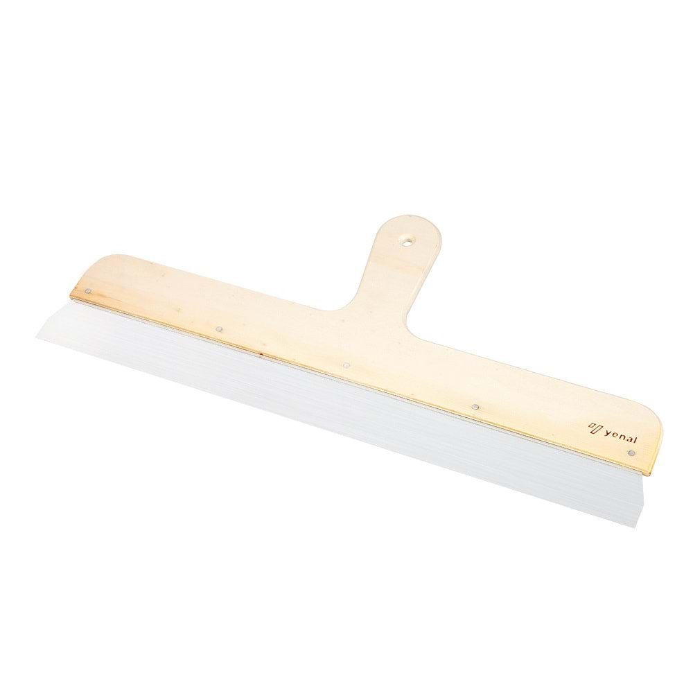 Yenal Eğri Saplı Spatula Ahşap Saplı 30cm