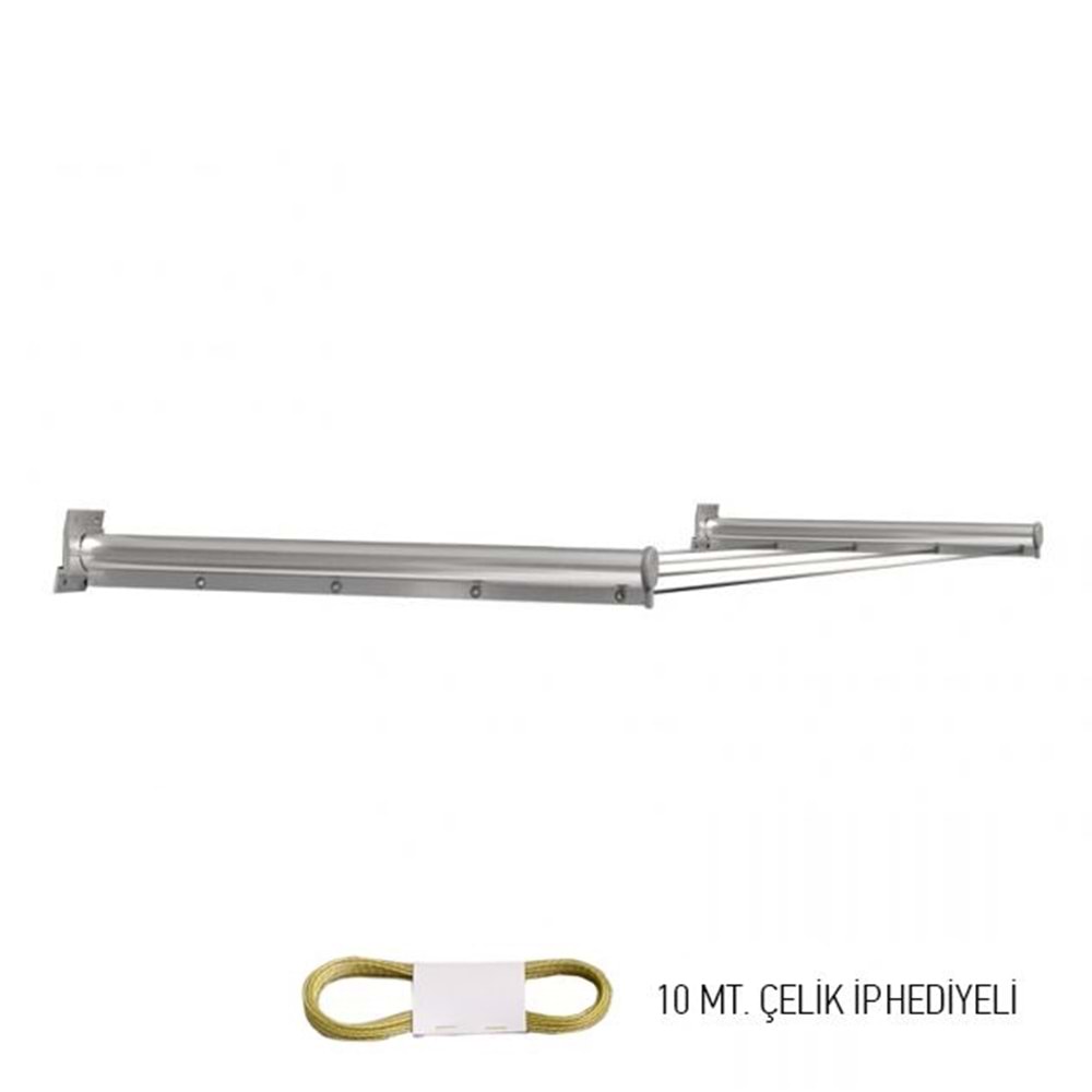 Alüminyum Çamaşırlık Balkon Çamaşırlığı Duvar Tipi