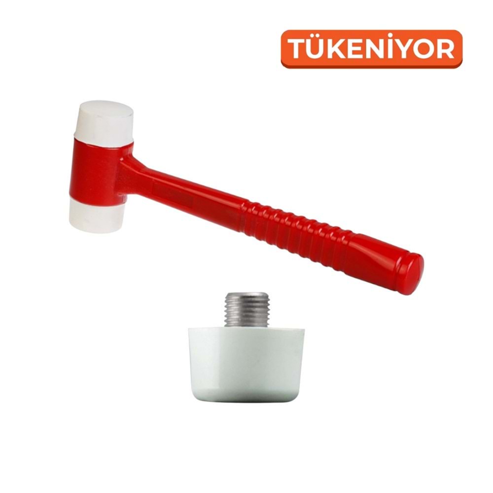 Eltos Vidalı Tokmak Plastik Saplı 50 No 2li Tokmak Yedeği