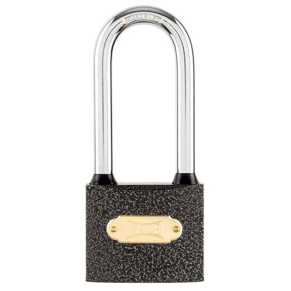 Kale Uzun Asma Kilit Gri Döküm 40mm