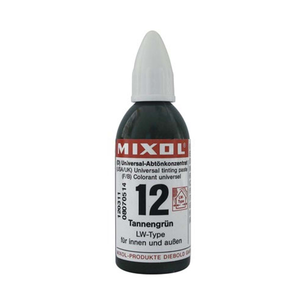 Mixol Renk Tüpü Çam Yeşili No:12 - 20ml