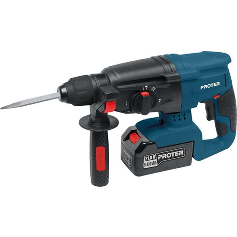 Proter Şarjlı Kırıcı Delici 21V-4.0 Ah