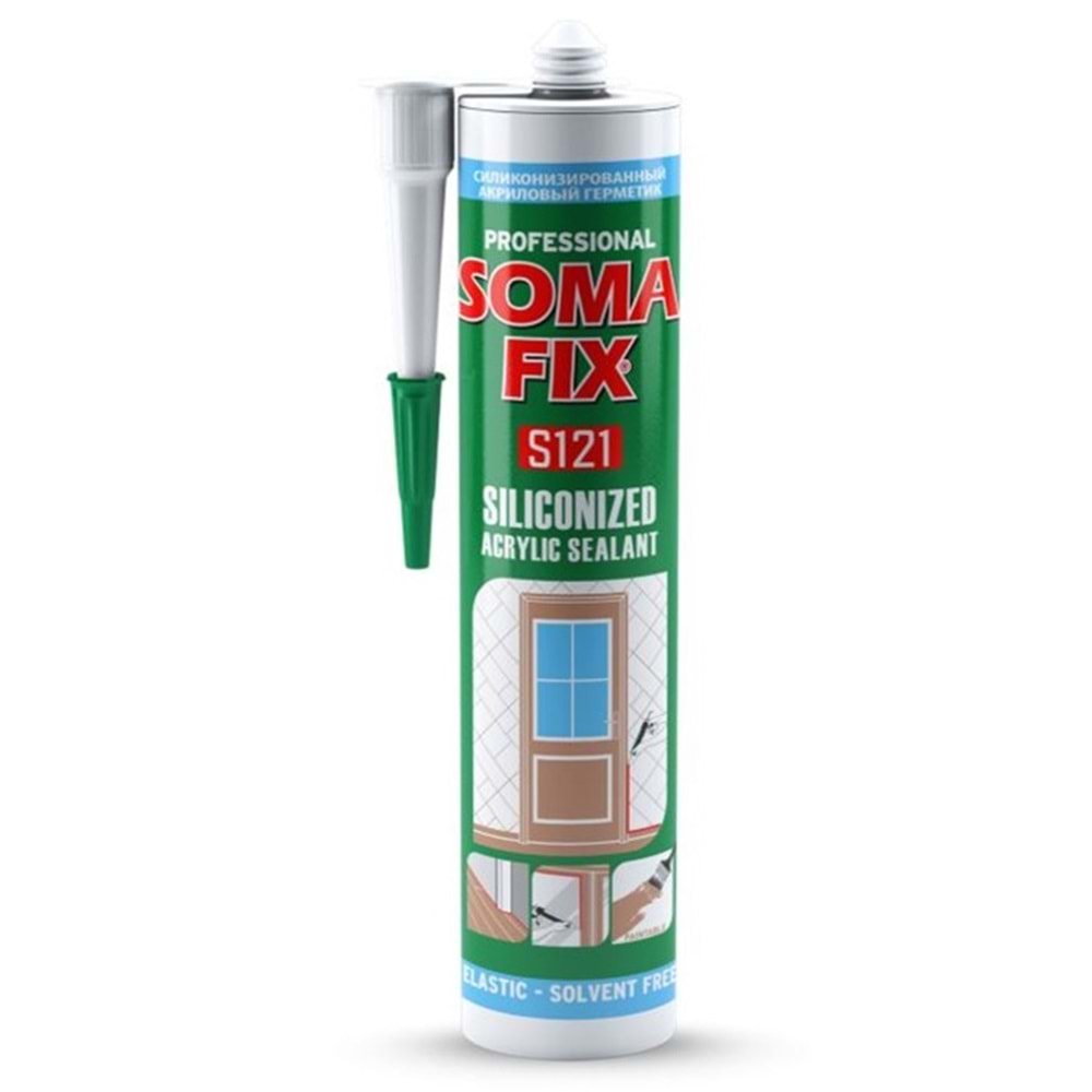 Somafix Silikonize Mastik Kahve 500gr