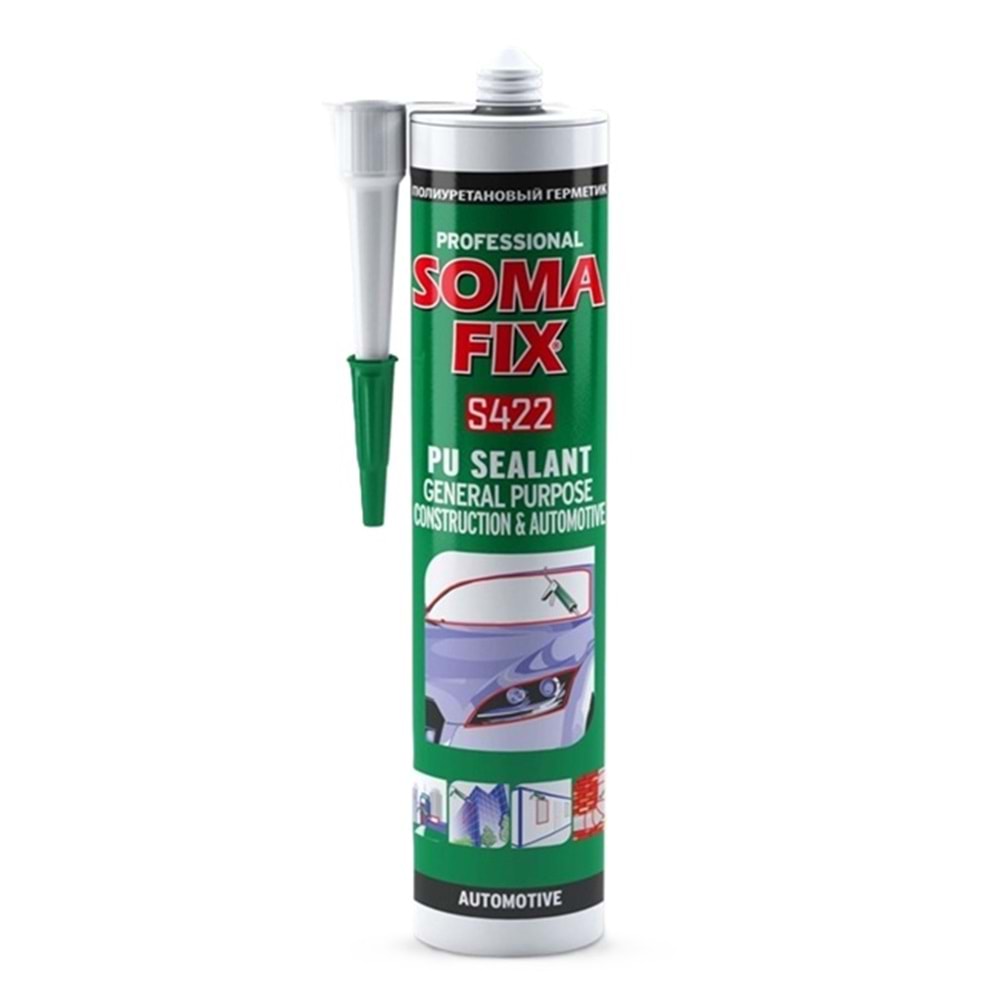 Somafix Poliüretan Mastik İnşaat Otomativ oksit Kırmızı 280ml