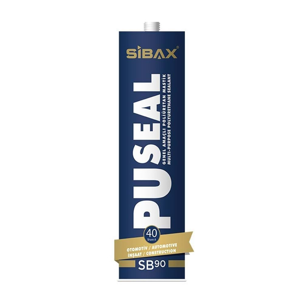 Sibax Ultra Pu Mastik 40 Shore 280 ml Siyah