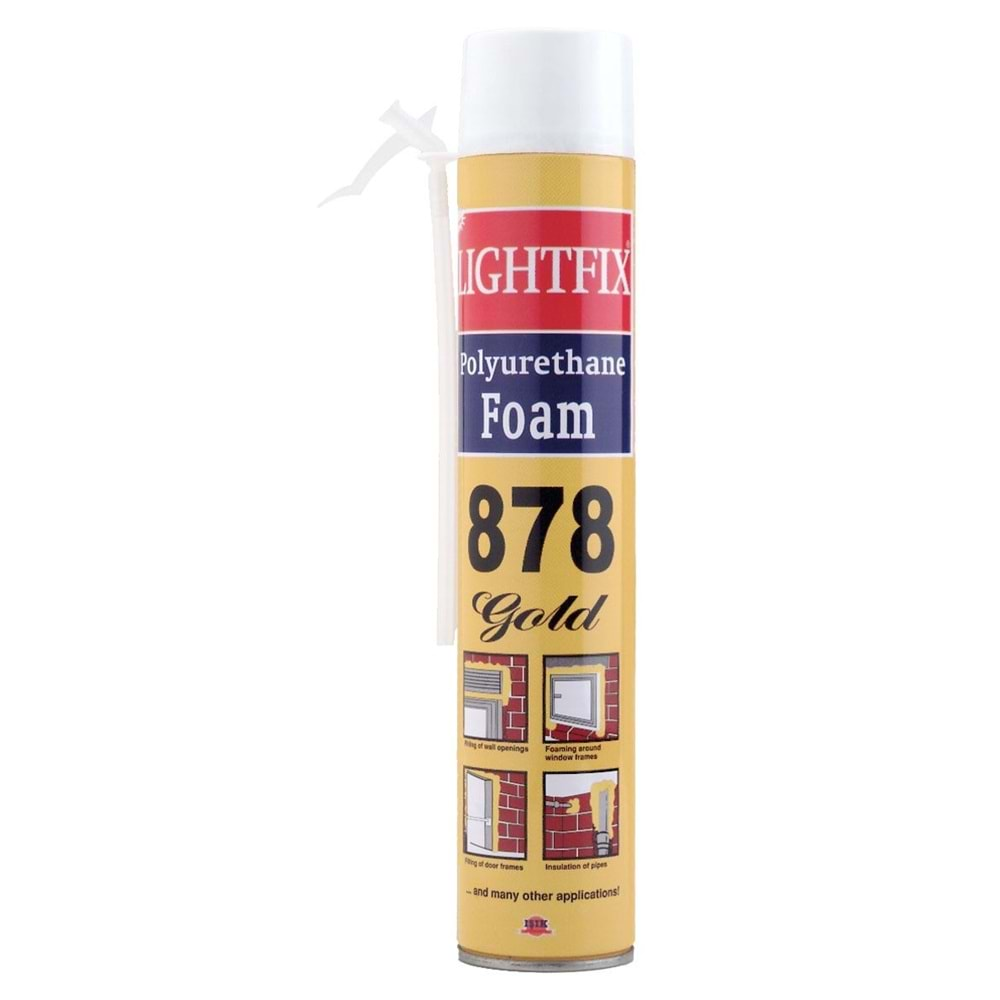 Lightfix 878 Tabancalı Manuel PU Köpük 750 ML