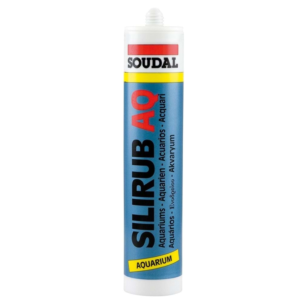 Soudal Akvaryum Silikonu Şeffaf 310 ML