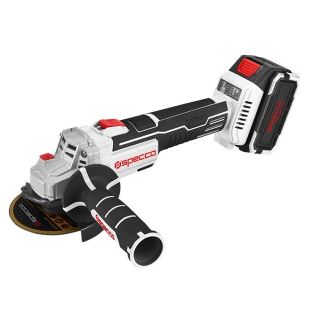 Specco Kömürsüz Akülü Avuç Taşlama 20V 4.0Ah