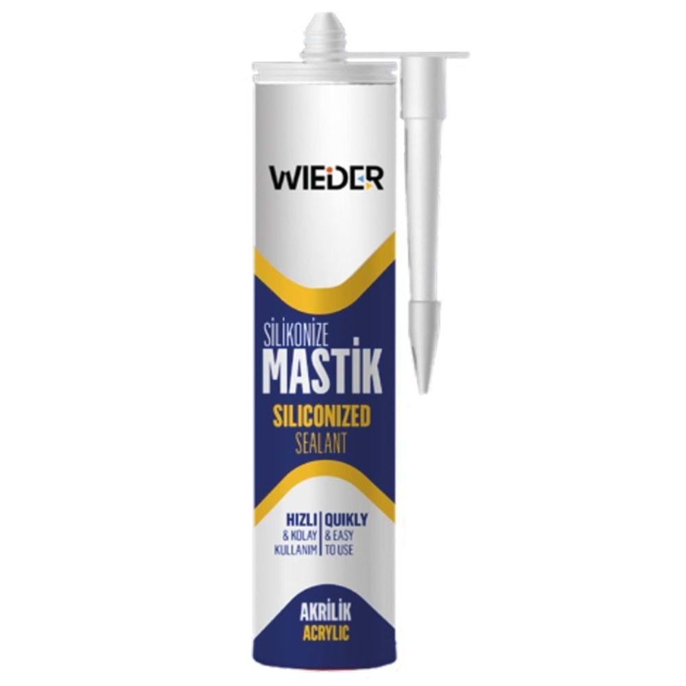 Wieder Silikonize Mastik Beyaz 450gr