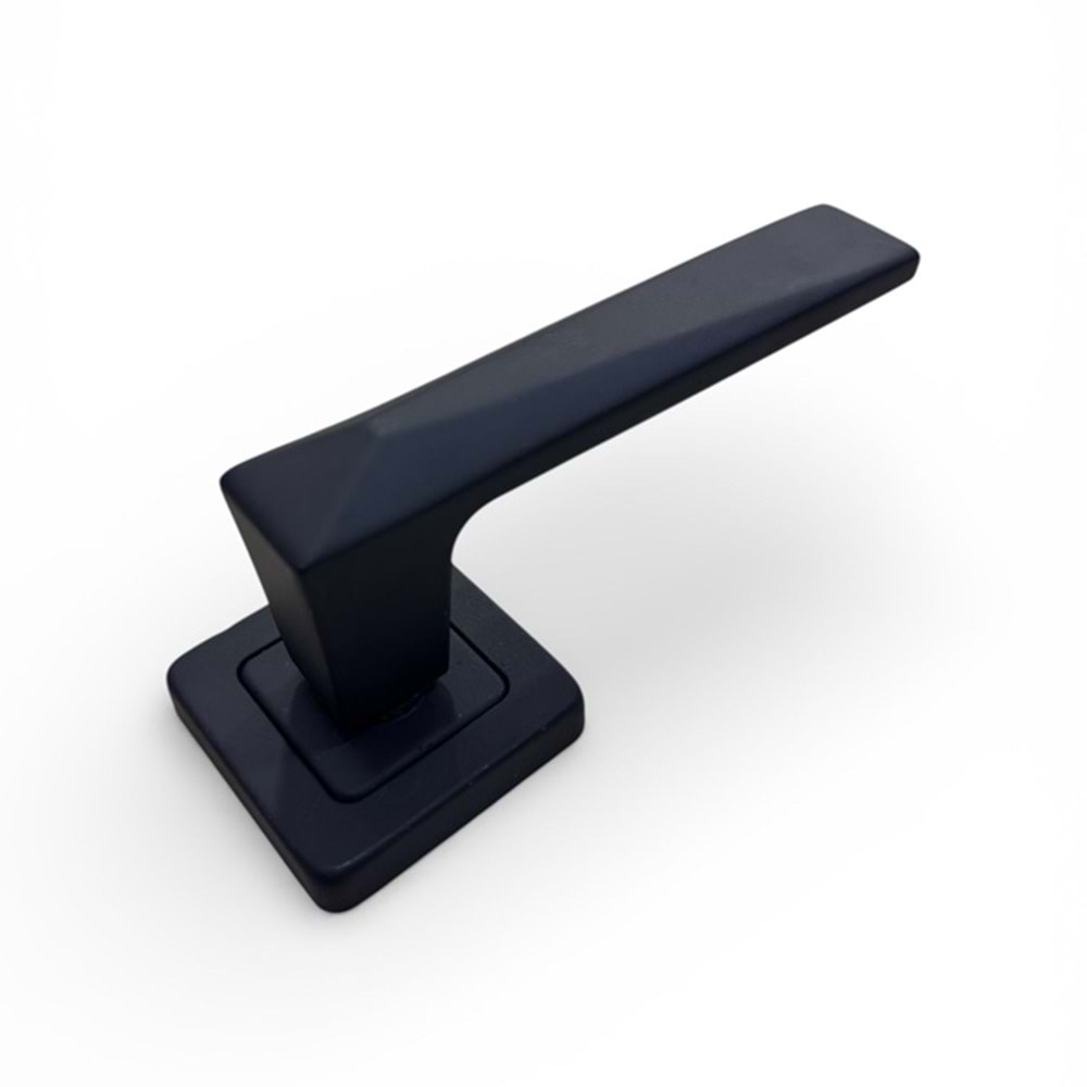 Hırsan Almira Rozetli Kapı Kolu Siyah (Takım) Oda