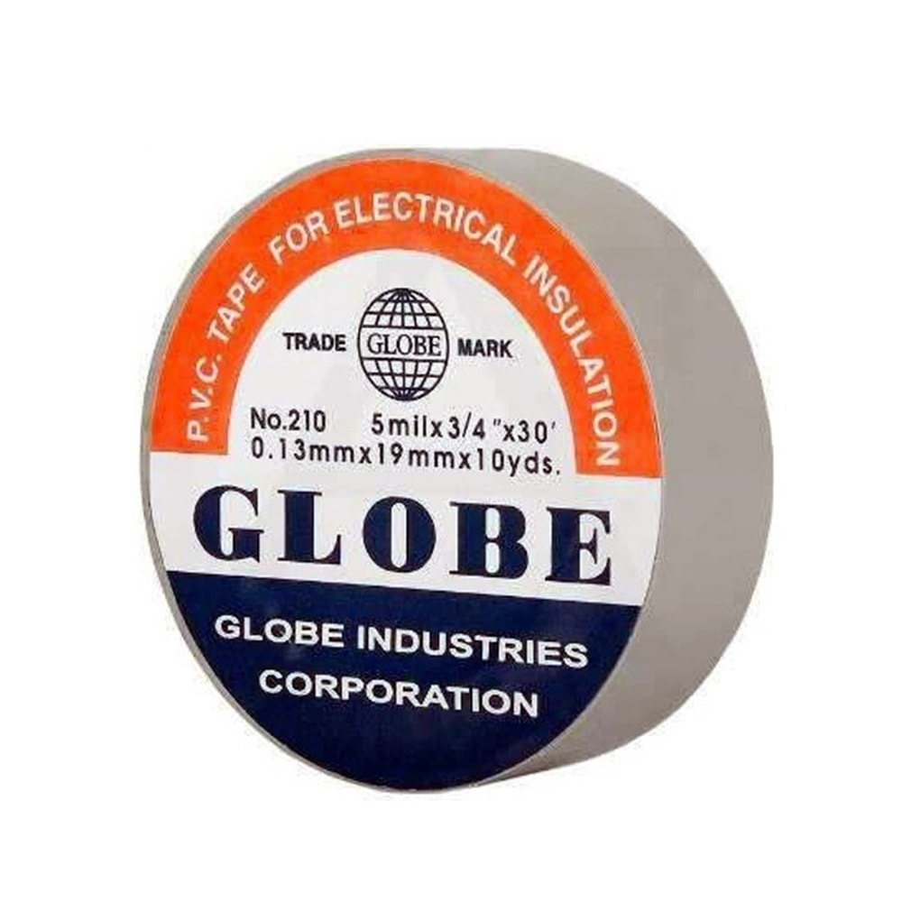 Globe Elektrikçi Bandı İzole Bant Gri