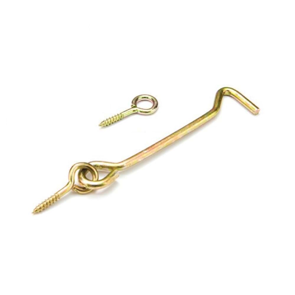 Hırsan Maymuncuk Çengelli Askı Kilit Kancalı Vida 140 No