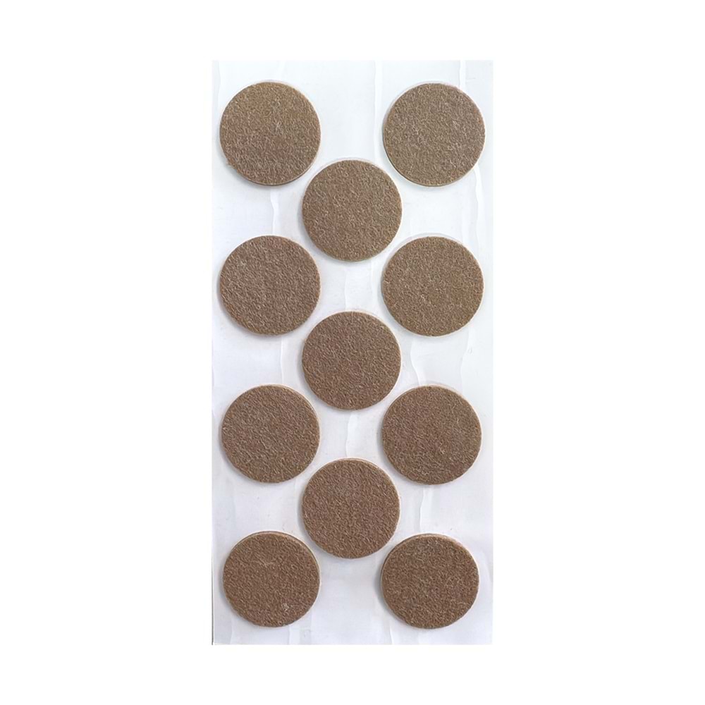 Hırsan Zemin Koruyucu Yapışkanlı Keçe 40x40mm Yuvarlak