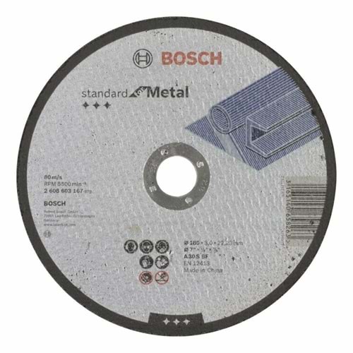 Bosch Standart Metal Kesici Taş 180x3,0x22.23