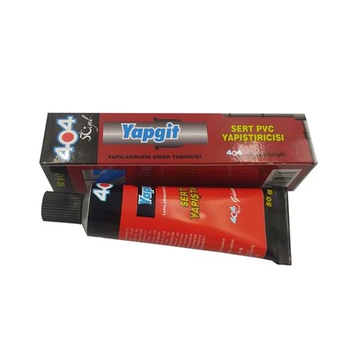 404 Yapgit Sert Pvc Yapıştırıcı 125gr