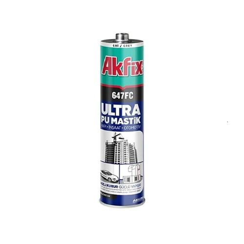 Akfix Pu Mastik P647FC Ultra Siyah 280ml