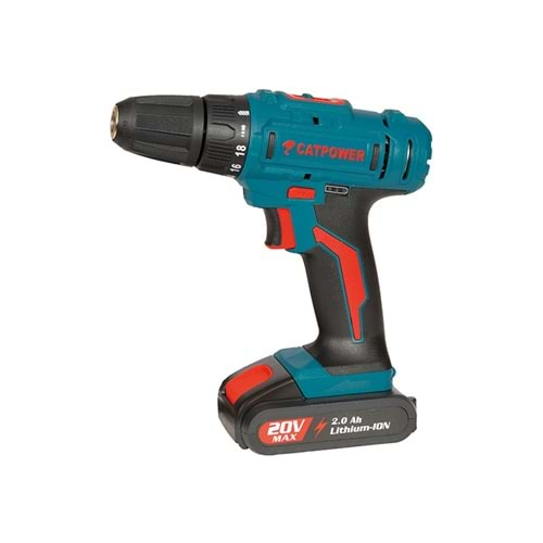 Catpower 5120 Şarjlı Akülü Vidalama Matkap 20V 1.5AH