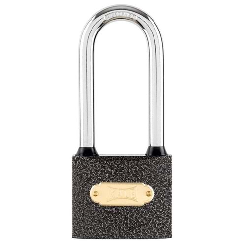 Kale Uzun Asma Kilit Gri Döküm 50mm