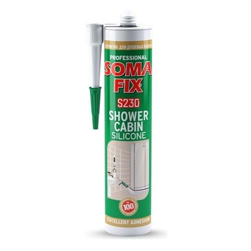 Somafix Duşakabin Silikonu Şeffaf 280ml
