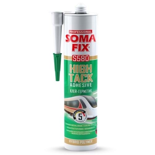 Somafix High Tack Hibrit Korniş/Kornej Yapıştırıcı Beyaz 290 ml