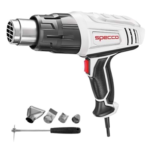 Specco Tek Kollu Sıcah Hava/Isı Tabancası 2000W
