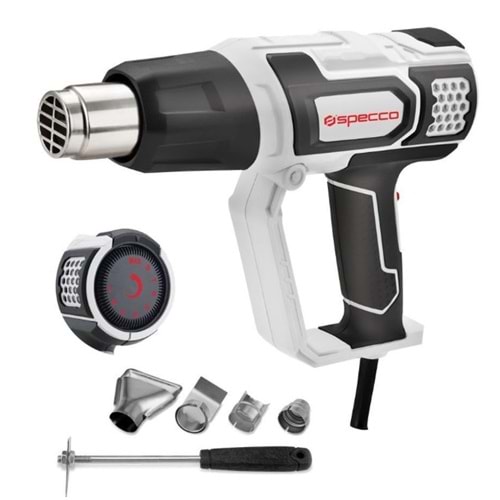 Specco Çift Kollu Sıcak Hava/Isı Tabancası 2000W
