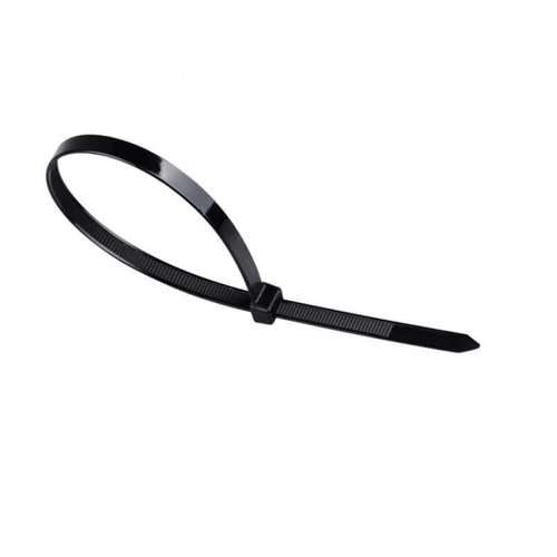 Hırsan Cırt Kelepçe Kablo Bağı Siyah 8x550mm 100 Ad