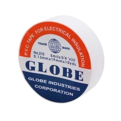 Globe Elektrikçi Bandı İzole Bant Beyaz