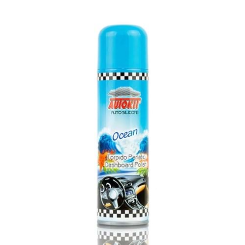 Autokit Torpido Parlatıcı Kokulu Oto Silikonu Okyanus 220ml