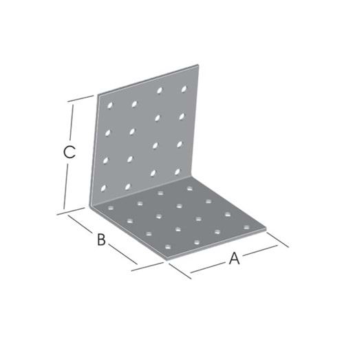 Hırsan Masa Gönye Sac Köşebent 100x120x120