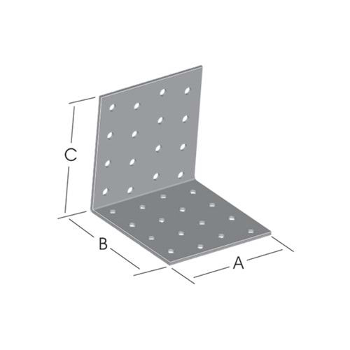 Hırsan Masa Gönye Sac Köşebent 80x100x100