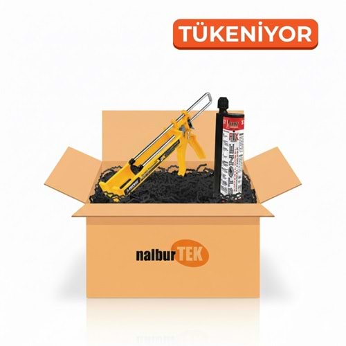 SGS Epoksi Tabancası Kimyasal Dübel Tabancası 345ml + Stone Kimyasal Dübel Epoksi 345ml 2li Fırsat Set