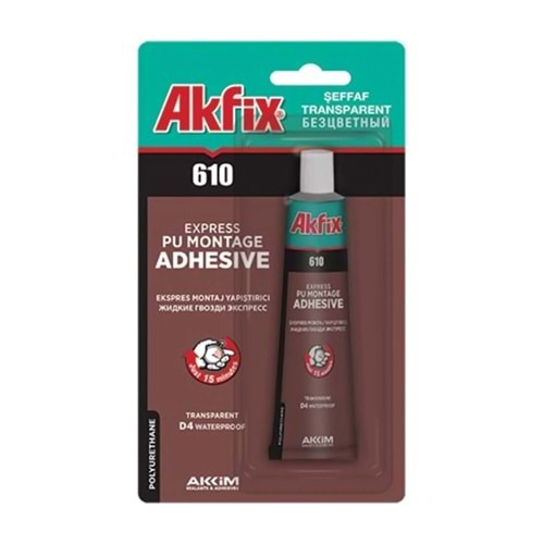 Akfix 610 Ekspres Pu Sıvı Çivi 50ml