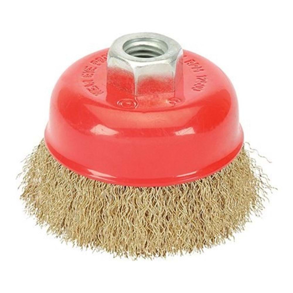 Hırsan Çanak Tel Fırça Saçaklı 85mm